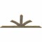 Ekena Millwork Richland Rough Sawn Timber Gable Bracket, Douglas Fir, 96"W x 40"H x 2"D x 6"F, 10/12 Pitch GBW096X40X0206RIC00RDF - alternate 5